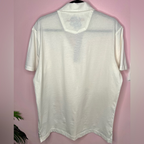 Robert Graham White polo shirt classic fit - Picture 2 of 12